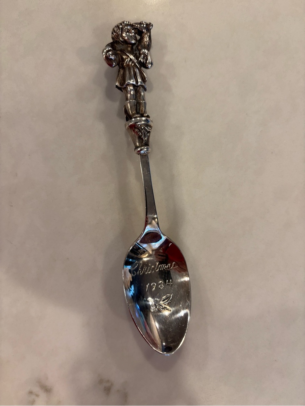 Vintage Reed & Barton Silver plated Christmas Spoon